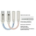 thumbnail image 4 of Adaptateur Audio HiFi 384KHz USB Type C vers 3.5mm Hi-Res Décodeur Audio Numérique Prise Casque Convertisseur aux Bleu, 4 of 5