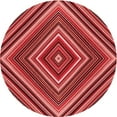 thumbnail image 1 of Ahgly Company Indoor Round Patterned Bean Red Area Rugs, 5' Round, 1 of 1