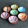 thumbnail image 1 of Candy Bowls Compact Hand-Painted Coconut Shell Delicate Smooth Natural Bowls for Kids, 1 of 7