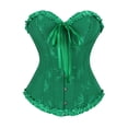 thumbnail image 1 of Grebrafan Bustier Corset Renaissance pour Femmes Vert 6TG, 1 of 5