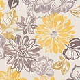 thumbnail image 5 of Linon Bynum Bridey Pattern Slipper Accent Chair, Gray/Yellow, 5 of 6