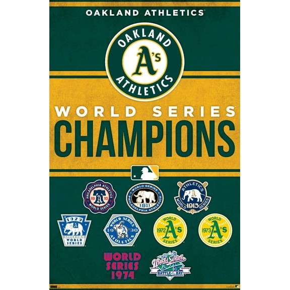 MLB Oakland Athletics - Champions 23 Wall Poster, 22.375" x 34"