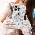 thumbnail image 2 of VELVET CAVIAR MagSafe Compatible Fashion Cell Phone Case for iPhone 15 Pro Max, French Blue Floral, 2 of 9