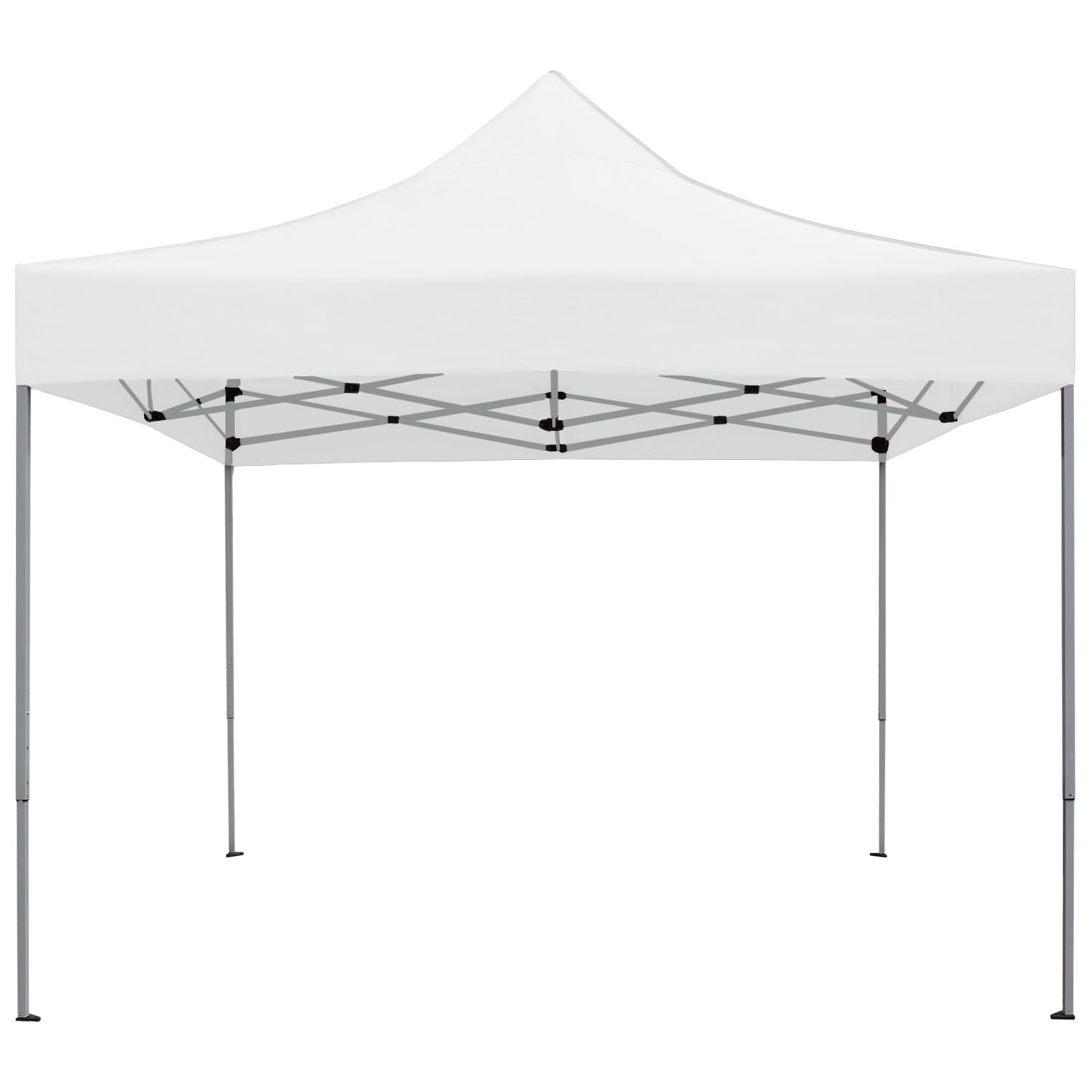 Lacoo 10' x 10' Pop-up Canopy with Straight Legs Wedding Party Tent ...