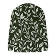 thumbnail image 5 of Idoravan Oversized Cardigan Sweaters for Women Plus Size 5X Women's Casual Printed Knitted Cardigan Button Coat Army Green XXXXXL, 5 of 5