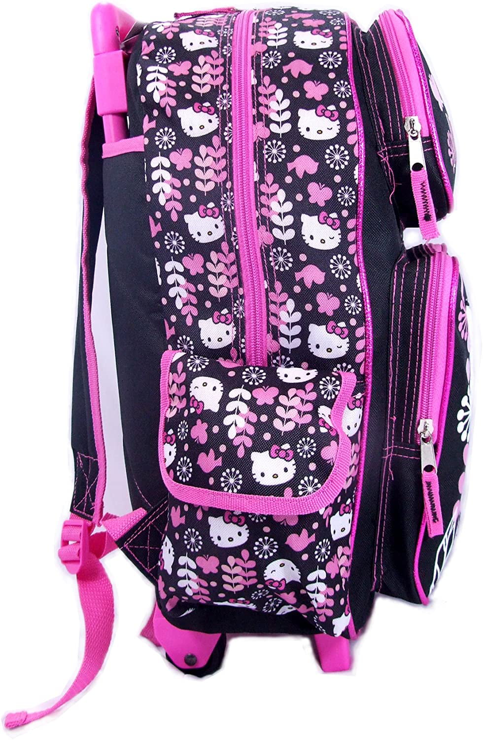 Shop Hello Kitty Flowers Black/Pink Backpack – Luggage Factory