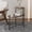 Brown, variant on 28x28 in Round Coffee Table with Storage Tray 2 Tier Oval End Tables Wooden Small Side Table for Home Decoration (Brown)