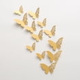 thumbnail image 2 of Dsscvnef 3D Three Dimensionals Hollow Pearl Paper Simulation Butterfly Wall Sticker, 2 of 3