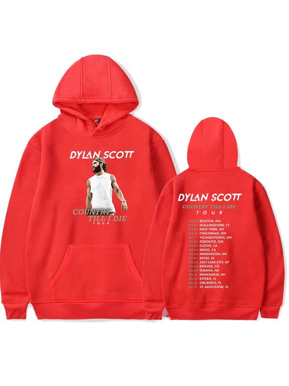 Dylan Scott Country Til I Die Tour Hoodies Merch Women Men Long sleeve Fashion Casual Hooded Sweatshirts