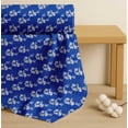 thumbnail image 4 of Soimoi Blue Cotton Cambric Fabric Artistic Flower & Dots Print Sewing Fabric Yard 56 Inch Wide, 4 of 7
