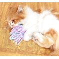 thumbnail image 3 of BR Capítulo de cola de pez hacia abajo + pulpo de lana, juego de 2, gato de peluche de juguete de bola de lana desde que se desengancha la savia de juguete para masticar, 3 of 3