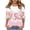 Pink, variant on Cilsoka Womens Clothing Trendy 2026, Womens Tops V Neck Short Sleeve Loose Fit Tee Shirts Summer Spring 2026 Floral Printed, Floral Print Tshirts