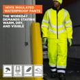 thumbnail image 4 of RefrigiWear HiVis Insulated Waterproof Pants, 4 of 6