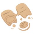 thumbnail image 3 of Acrylic Stencils, Wallet Acrylic Template Acrylic Template Card Pack Acrylic Template Cat Key Case With Kraft Paper For Make Key Case, 3 of 8