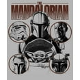 thumbnail image 2 of Men's Star Wars: The Mandalorian Odds-on Favorite  Pull Over Hoodie Athletic Heather X Large, 2 of 4