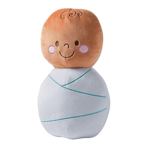 Fun Express Soft Stuffed Animals and Plush Toys, PP Cotton White Orange