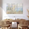 thumbnail image 3 of Elephant Stock Seaside Pampas Grass Wall Art - Horizontal Multi Panel Canvas - Living Room Wall Decor - Floral And Botanical Multi Panel - Blue And Beige Decor By Danhui Nai - 57" x 36", 3 of 8
