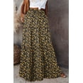 thumbnail image 2 of Women's casual high waist tie printed long maxi skirt,, 2 of 6