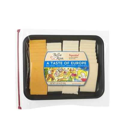 Bella Rosa Imported Sliced Cheese Tray, 16oz