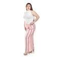 thumbnail image 3 of Pantalon palazzo a rayas Roman Fashion /Tallas Extras, 7164 (Rosa) rosa 42, 3 of 6