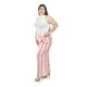 thumbnail image 3 of Pantalon palazzo a rayas Roman Fashion /Tallas Extras, 7164 (Rosa) rosa 38, 3 of 6