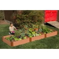 thumbnail image 2 of Frame It All Tool-Free Classic Sienna Raised Garden Bed 4' x 12' x 11" - 1" profile, 2 of 14