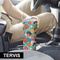 thumbnail image 6 of Pioneer Flower Floral Print Pattern 20oz Skinny Tumbler with Straw & Lid, Double Wall Vacuum Insulated Cup, Leak-Proof, Cup Holder Friendly, Hot 6H Cold 12H, 6 of 6