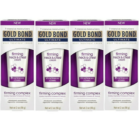 4 Pack - Gold Bond Ultimate Firming Neck & Chest Cream 2 Oz