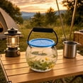 thumbnail image 1 of Transportín Portátil de Plástico Transparente para Pequeños Animales, con Tapa y Asa de Silicona Suave: Pecera Pequeña para La Playa, Acuario o Como Hogar Temporal para Criaturas Pequeñas., 1 of 7