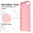 thumbnail image 2 of Étui en Gel de Silicone Liquide Doublure en Microfibre Douce Compatible avec IPhone 8/ IPhone 7, 2 of 5