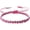 hotpink+white, variant on Woven Twisted String Rope Kabbalah Bracelet, Couple Prayer Lucky Protection Wristbands, Handmade Two-Tone Friendship Bracelet