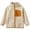 Z43 Beige, variant on VEKDONE Boys Girls Fleece Jacket Full Zip Stand Collar Sherpa Winter Coat Kids Soft Comfortable Casual Outdoor Activewear with Pockets Brown,6-7 Years