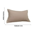thumbnail image 3 of AZXY Solid Color Washed Cotton Pillowcase, Queen Size 20"x30", Soft Comfortable Breathable Pillow Cover, Easy Clean, Maintain, Luxurious Fashionable Bedding, Perfect for Daily Bedroom Use, 1 Pack, 3 of 6