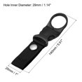 thumbnail image 2 of Botella Colgante Hebilla Clip Agua Botella Portador Anillo Soporte para Mochila Cinturón Exterior Campamento, Senderismo, Negro Paquete de 5, 2 of 5