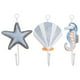 thumbnail image 1 of 3 ganchos de pared con decoración de playa para toallas, para baño, dormitorio y sala de estar (estrellas de mar, vieiras y caballitos de mar)., 1 of 7