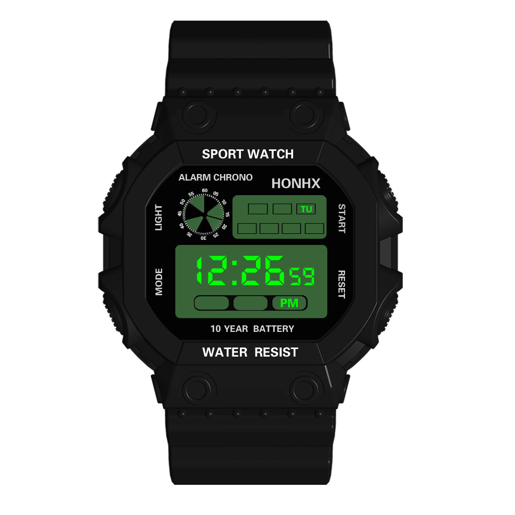 timewear military series analogue digital black