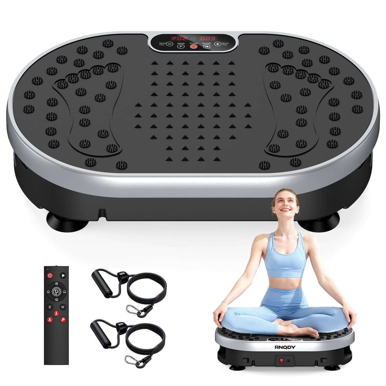 Anqdy Vibration Plate Exercise Electric Weight Loss Machine For Body Action System - Lymphatic Drainage