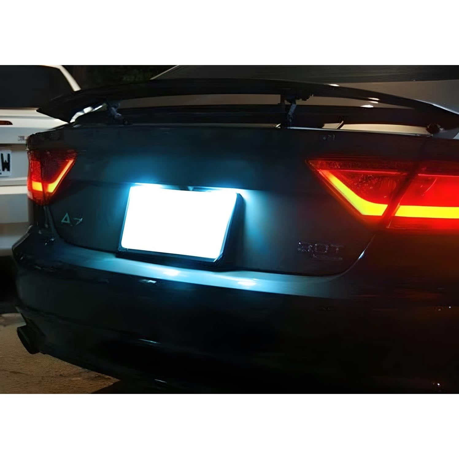 Aqua Ice Blue 3W Full LED License Plate Light Kit For Volkswagen: Jetta Passat Touareg, For Audi: A1 A6 A7 Q5 TT, Build-In Canbus Error Free