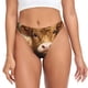 thumbnail image 1 of Balery Adorable Calf Butterflies Champagne Tangas de Algodón para Mujer con Estampado – Ropa Interior Sexy, Transpirable, G-string-X-Small, 1 of 6