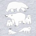 thumbnail image 2 of CafePress - Polar Bears, Harp Seal, And Arctic Fox Body Suit - Cute Infant Bodysuit Baby Romper - Size Newborn - 24 Months, 2 of 3