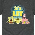 thumbnail image 3 of SpongeBob SquarePants - It's Lit Hanukkah - Toddler And Youth Short Sleeve Graphic T-Shirt, 3 of 6