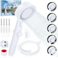 thumbnail image 1 of RV Shower Head with Hose + Mode High Pressure Replacement with On/Off Switch Water Saving Motorhome Shower Head for RV/Campervan Caravan(), 1 of 7