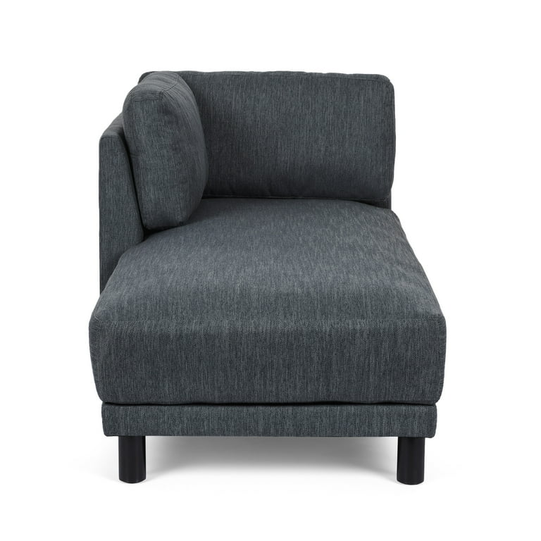 Charcoal chaise lounge discount