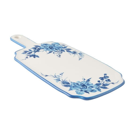 The Pioneer Woman Delilah Stoneware Serving Board, Blue
