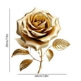 thumbnail image 3 of Ankereame Gold Rose Decals - Waterproof Car Stickers & Bathroom Tile Decor, Scratch Cover, Easy to Apply, 3 of 6