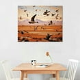 thumbnail image 2 of COMIO Canada Geese Flying Birds Animal Wall Decor Art Poster Print, 2 of 4