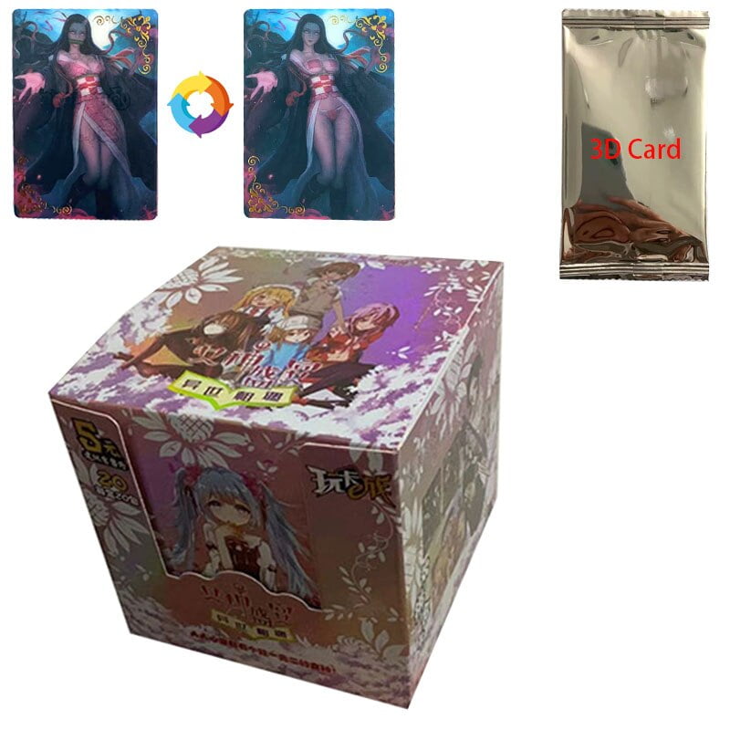 Cartes à Collectionner Anime MEIKA Série - Boîte De 90 Cartes - Thème Waifu, Jeux, Personnages Populaires