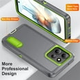 thumbnail image 3 of for Motorola Moto G Power 2026 Case, Moto G Power 2026 Phone Case with Built in Kickstand, Shockproof/Dustproof/Drop Proof Heavy Duty Military-Grade Rugged Protective Cover for Moto G Power 2026,Grey, 3 of 9