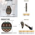 thumbnail image 6 of Uorisanigo Car Seat Covers for Women Western Aztec Tribal with Front Back Seat Cover Gear Shift Handbrake Headrest Cover Coasters Key Chains Seat Belt Shoulder Pad Steering Wheel Protector Car Decor, 6 of 7