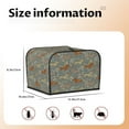 thumbnail image 5 of Pofeuu Dachshund Dog Bird Print Toaster Cover 4 Slice, Bread Dust Cover & Fingerprint Protection, Kitchen Small Appliance Covers(Toaster Cover), 5 of 7